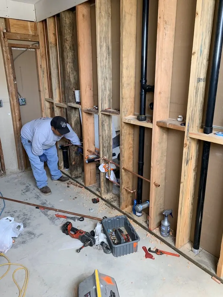Commercial rough-in plumbing for Water Heater Replacement in Hopewell Junction